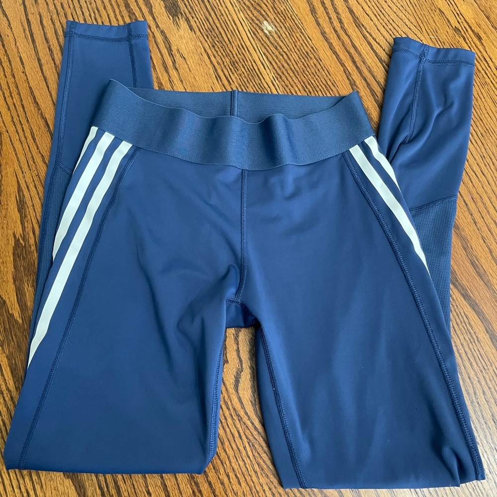 Adidas Women’s Navy Blue AEROREADY Workout Tights/Leggings Size S